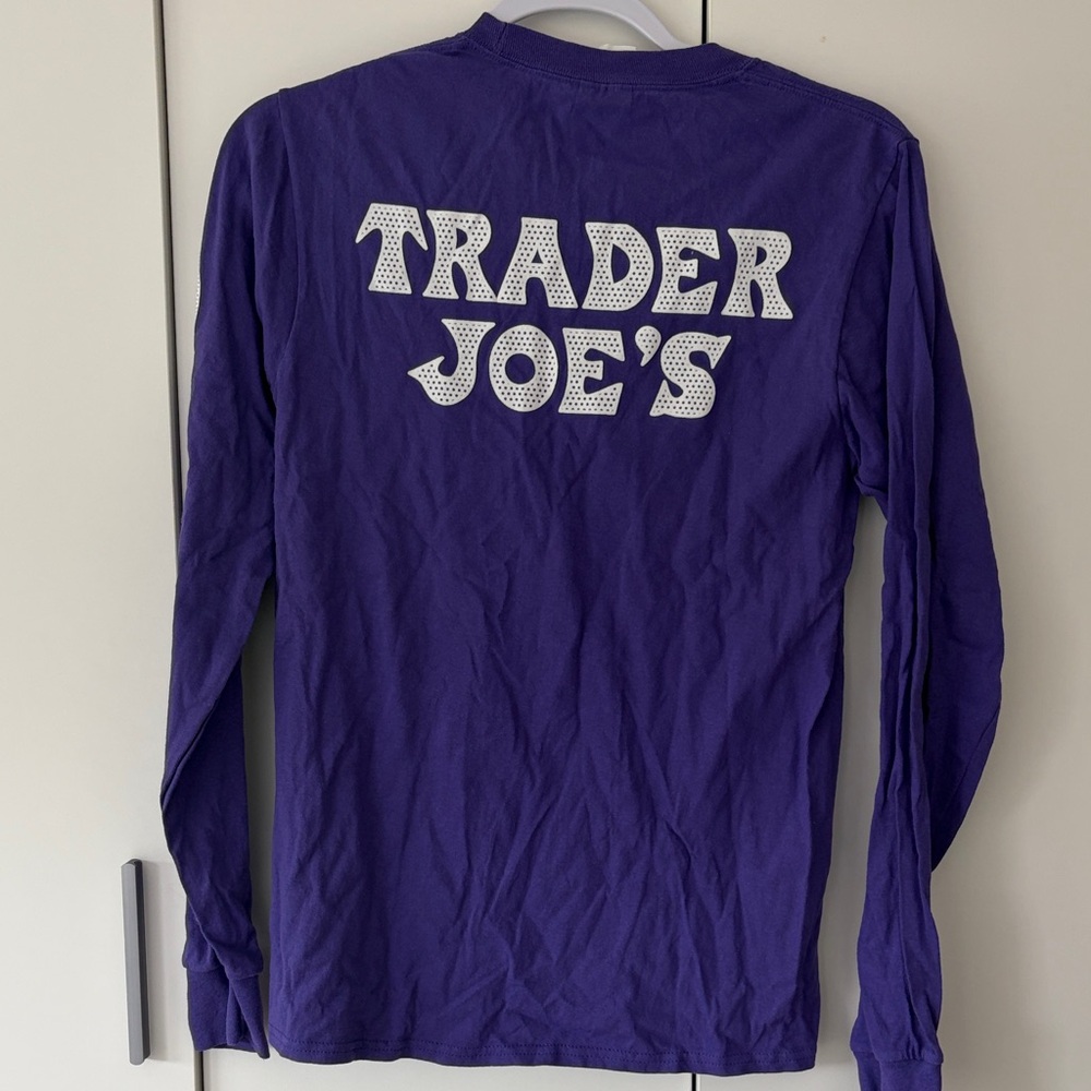 Trader Joe's Long Sleeve Tee - Purple